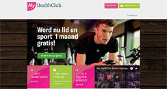 Desktop Screenshot of myhealthclub.nl