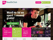 Tablet Screenshot of myhealthclub.nl